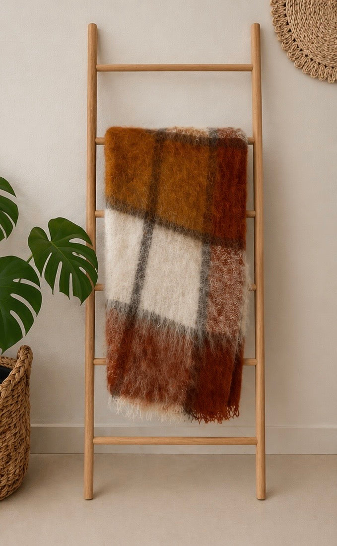 Herfs Gloed Mohair Blanket