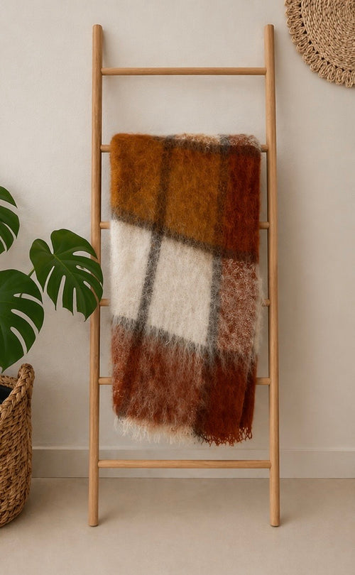 Herfs Gloed Mohair Blanket